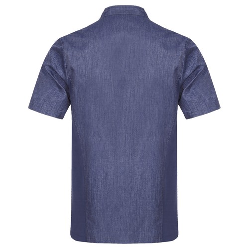 Unisex Chef Jacket Men's Short Sleeve Coat T-Shirts Restaurant Kitchen Uniforms - Picture 54 of 60