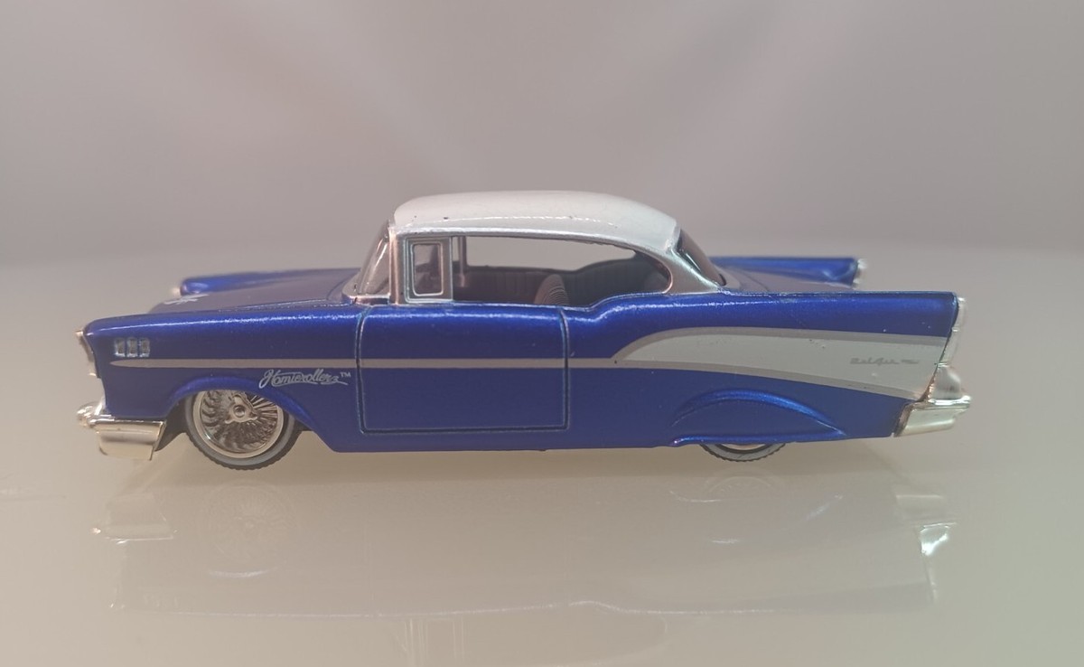 Jada Toys Homie Rollerz 1957 Chevy Belair, Blue No 90044 - 1/64