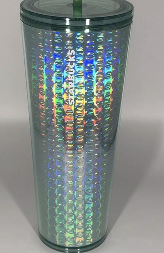 Starbucks Mint Bubble Tumbler 24oz Cold Cup Holiday SKU NEW - Picture 3 of 5