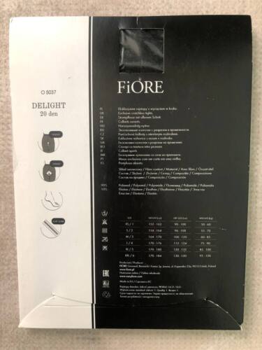 Fiore Delight Strumpfhose mit offenem Schritt Flachnaht Strapsoptik 20 DEN Sc... - Bild 7 von 8
