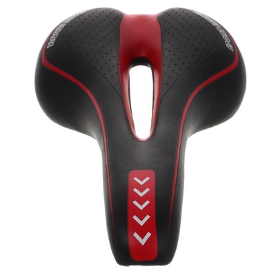  Gepolsterte Fahrradsitzabdeckung Black Red Bike Seat Ergonomic