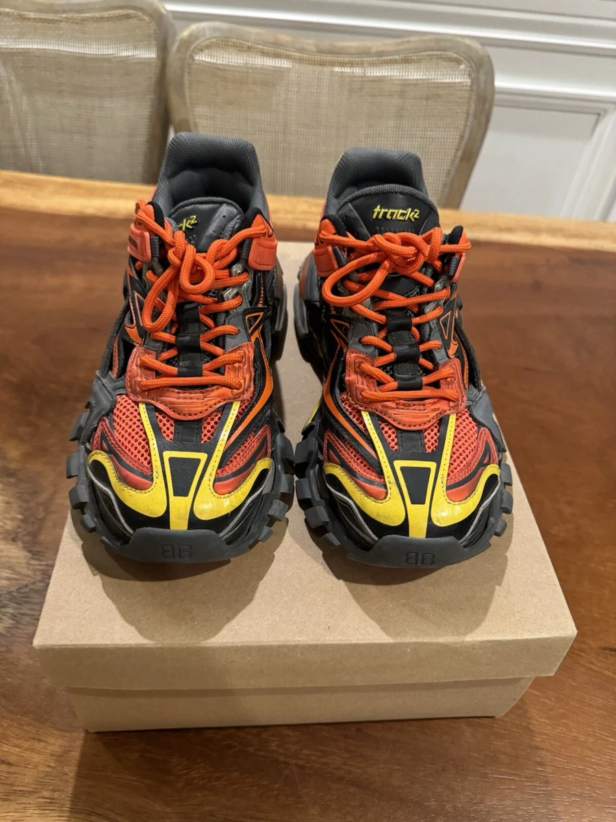 Balenciaga Track 2 Trainer Orange Black for sale | eBay