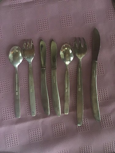 Vintage JAL Japan Airlines versilbertes Besteck - Bild 3 von 9