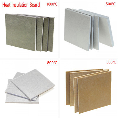 Mold Isolierplatte 300°C 500°C 800°C 1000°C Hitzebeständig Wärmedämmung Platten
