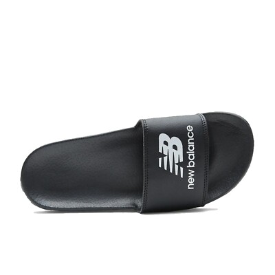 New Balance 50 NB Black White Unisex Casual Slip On Sandal