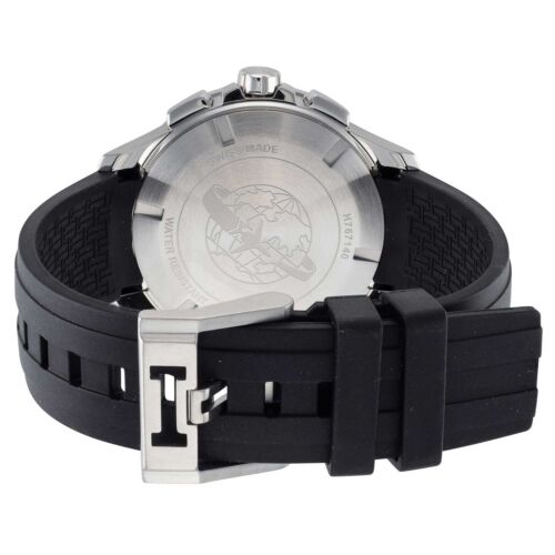 Hamilton Men's Watch Khaki Aviation Chrono Black Dial Rubber Strap H76714335 - Picture 3 of 4