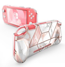 For Nintendo Switch Lite 2019, Mumba Flexible Case Transparent TPU Grip Cover