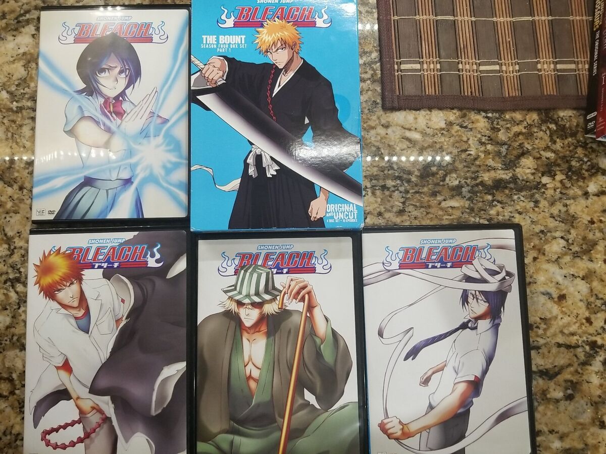  Bleach Uncut Box Set: Season 4, Part 2 - The Bount [DVD] :  Bleach: Movies & TV