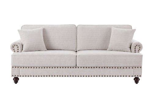 Meridian Furniture Madeline Mint Chenille Fabric Sofa
