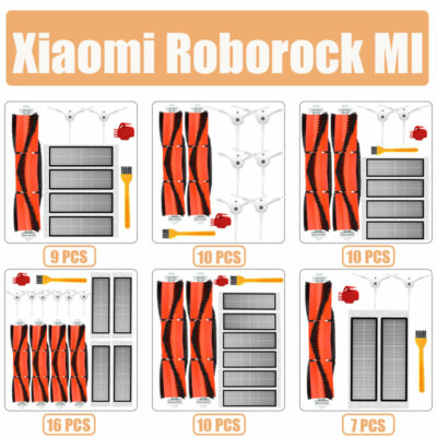 Accessories Kits For Xiaomi Roborock S50 S51 E25 S5 E20 C10 Replacement Parts