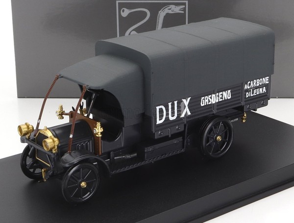 Rio 1/43 Lkw Fiat 18BL Dux Gasogeno 1929 Schwarz Statisches Modell Diecast-image