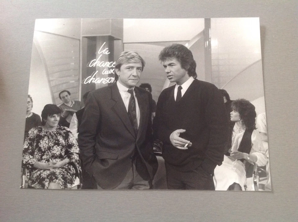 DANIEL GUICHARD et PASCAL SEVRAN - PHOTO DE PRESSE ORIGINALE 18x24cm - Photo 1/1