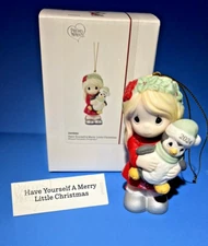 2024 Precious Moments Ornament "Merry Little Christmas" Girl Penguin NEW- MINT