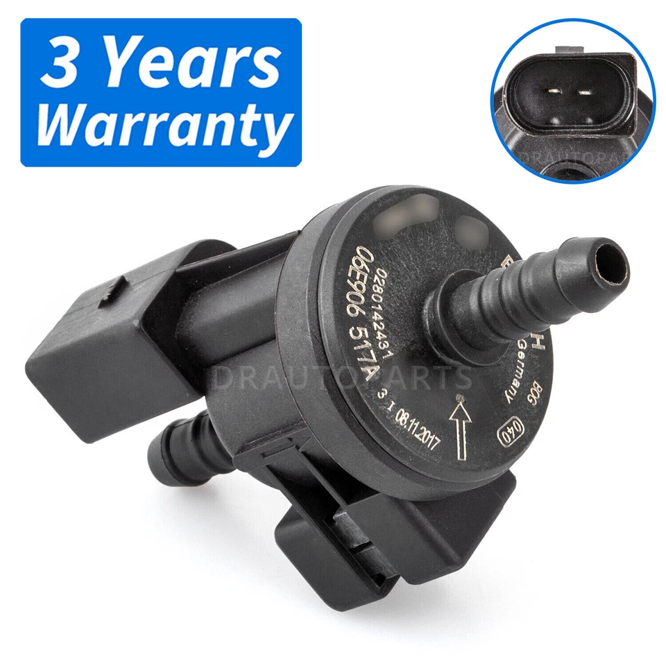OEM Vapor Canister N80 Purge Valve 0280142431 For Audi Seat Skoda VW 06E906517A - Imagem 2 de 4
