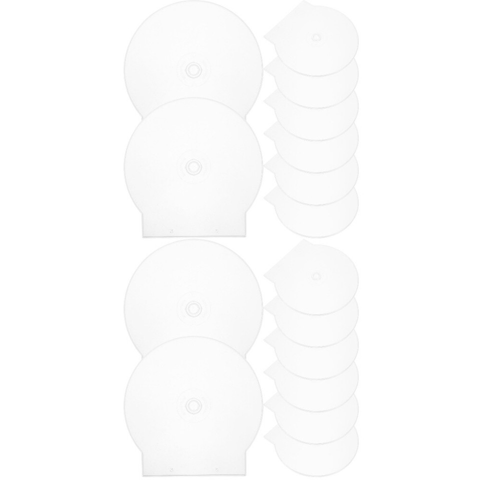 100 pcs CD Cases Portable DVD Holder Disc Storage Organizer Disc