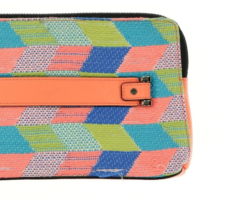 Женский разноцветный неоновый твидовый клатч MILLY 250 долл. США - Изображение 4 из 4