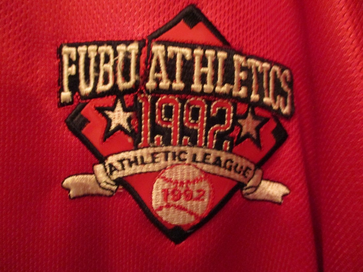 MAILLOT FUBU Athletics UPTOWN 05 1992 Ligue édition limitée série de collection