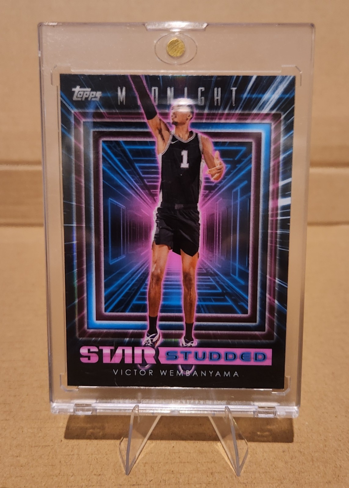 2023-24 Topps Midnight - Star Studded Victor Wembanyama #SS-21 (RC)