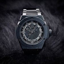 Hublot Big Bang Integrated Time Only 40mm Black Skeleton Ceramic 456.CX.0140.CX 5