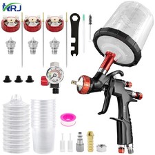 A610 Lvlp Spray Gun 1.31.72.0mm Nozzles Paint Guns 10x Mixing Cup For Car Auto A610 Lvlp Spray Gun 1.31.72.0mm Nozzles Paint Guns 10x Mixing Cup For Car Auto