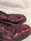 Allen Edmonds Leeds Mens 10.5 E Derby Blucher Ox Blood Leather Dress Shoes — photo 4