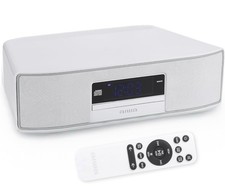 AIWA Exos Home Speaker 30W RMS CD Player Bluetooth FM Radio White Sealed