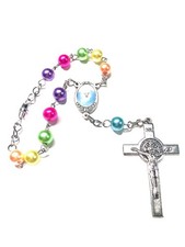 Handmade Multi Color Car Rosary Rear View Mirror Catholic Religious Gift Women