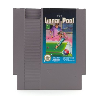 Nintendo NES Spiel: Lunar Pool - Modul und Schutzhülle (PAL-B NOE)
