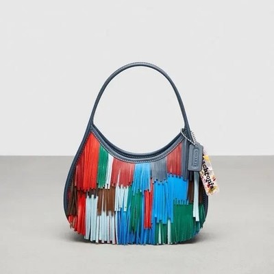COACHTOPIA  Ergo Bag In Upcrafted Leather With Fringe