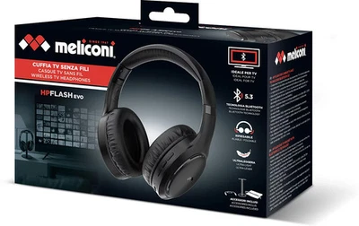 Meliconi HP FLASH EVO: CASQUE TV AVEC TECHNOLOGIE BLUETOOTH 5.3 neuf - Photo 1/4