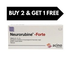 FAST SHIPPING 1 Pack X Neurorubine Forte With Vitamin B1, B6, B12 For Nerves