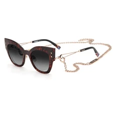 Missoni Women's Sunglasses Gold Copper Metal Cat Eye Frame MIS 0054/CS 0DDB 9O