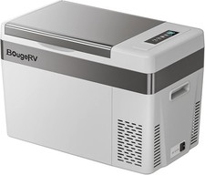 BougeRV 30QT 28L Car Refrigerator Compressor Cooling 12/24V DC 110-240V AC