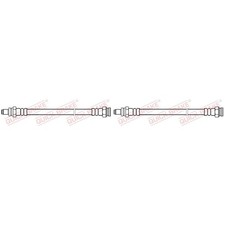 2X QUICK BRAKE BREMSSCHLAUCH BREMSSCHLÄUCHE MITTE INNEN passend für SMART FORTWO