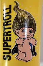 Super Troll! Cup Vintage 1980s Betras USA Original Rare Yellow Thermo Spartan SC