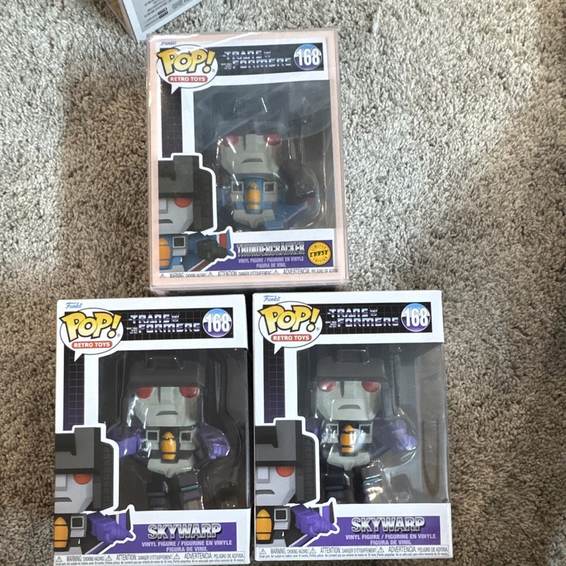 Funko Pop! Transformers Retro Toys Skywarp & Thundercracker #168 Chase