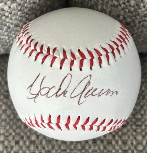 Hank Aaron Signed Baseball With Coa