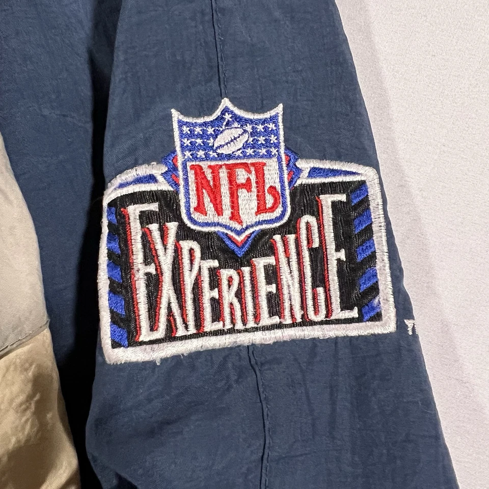 Chaqueta de fútbol americano rara (XL) parche cremallera completa vintage jugador profesional de los Dallas Cowboys (XL) Foto 2 de 4