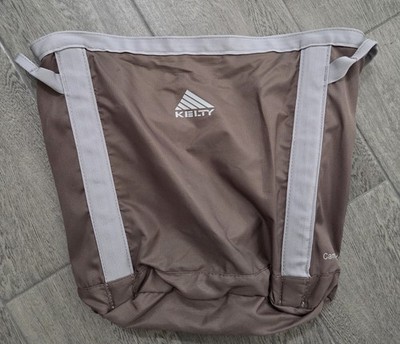 Kelty Camp Carton Carry Bag Tote Zipper Top Green Nylon 16'' x 15'' Outdoor