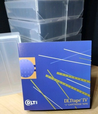DLT Tape IV 1/2'' Data Cartridge Tapes 295195-b21 Pack of 7 Sealed New