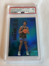 2022 Metal Universe Champ Precious Metal Gems-Blue #69 Darius Garland PSA 7 NM 