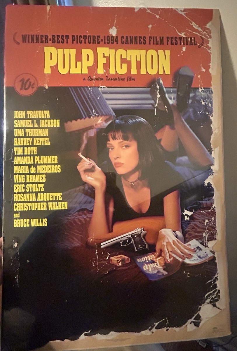 PULP FICTION - CLASSIC MOVIE POSTER BOARD 35X23 - TARANTINO