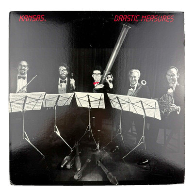 Kansas Drastic Measures vinyl record LP 80s Classic Rock NM M-
