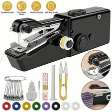 Portable DIY Electric Mini Sewing Machine Stitch Hand Cordless Travel Home Use