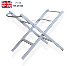 Clair de Lune Self Assembly Natural Moses Basket Folding Stand