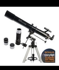 Celestron Telescope Astrology PowerSeeker 80EQ Refractor 675 Power Moon Stars