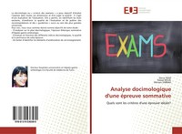 Dorra Trad (U. A.) | Analyse Docimologique D'une éPreuve Sommative | Taschenbuch