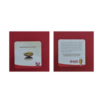 Budweiser Budvar Das Beste der Gerste Brauerei Bierdeckel Bier