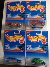 1997 Hot Wheels Biff Bam Boom Series Complete Set (4) 1996 Mattel