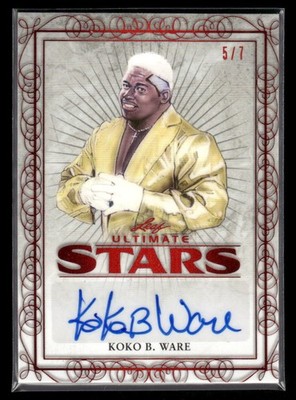 2020 Leaf Koko B. Ware #US-KBW Ultimate Stars Autograph /7